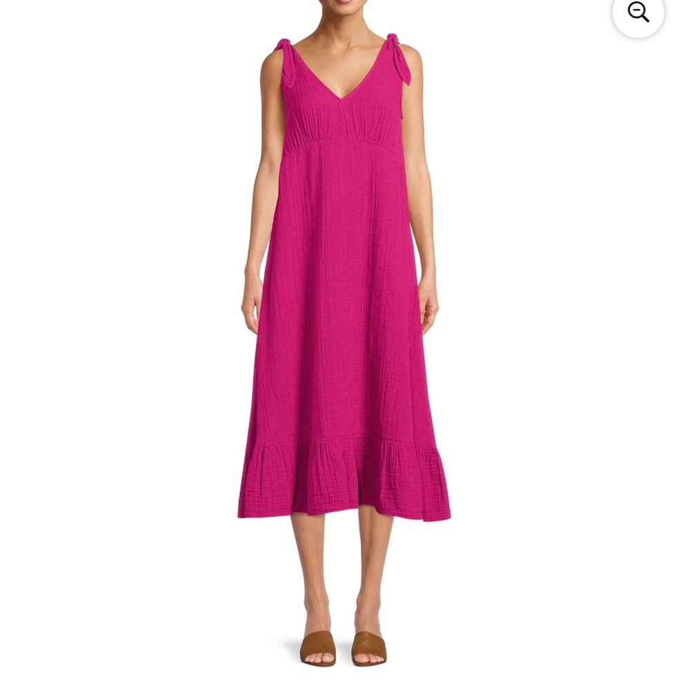 Burgundy maxi dress size XS